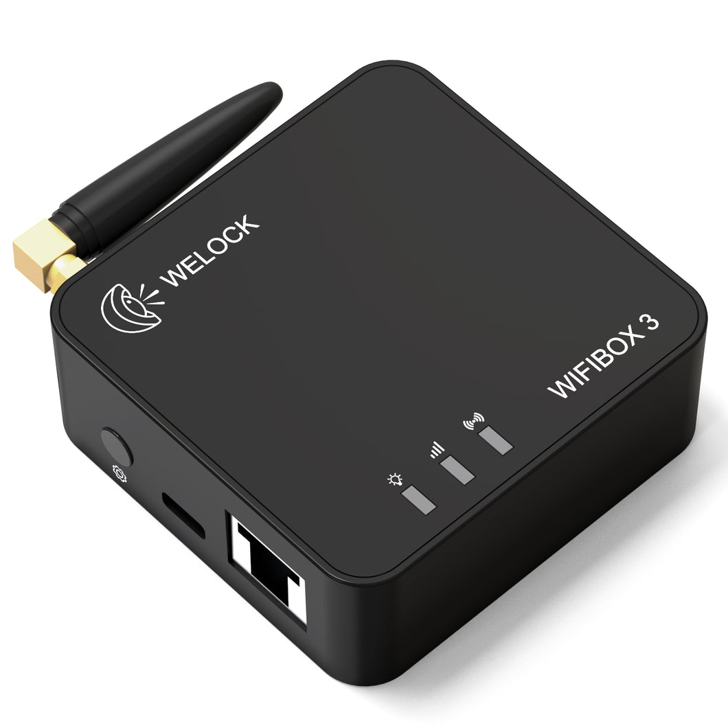 airEkey WIFIBOX 3 for Airbnb Remote Unlocking and Connection with Alexa/Intercom Wifi Gateway