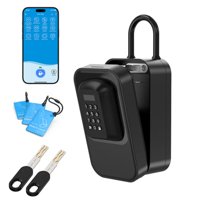 WELOCK Smart Key Box with Code, RFID Card & App Control for Home, Airbnb & Rentals